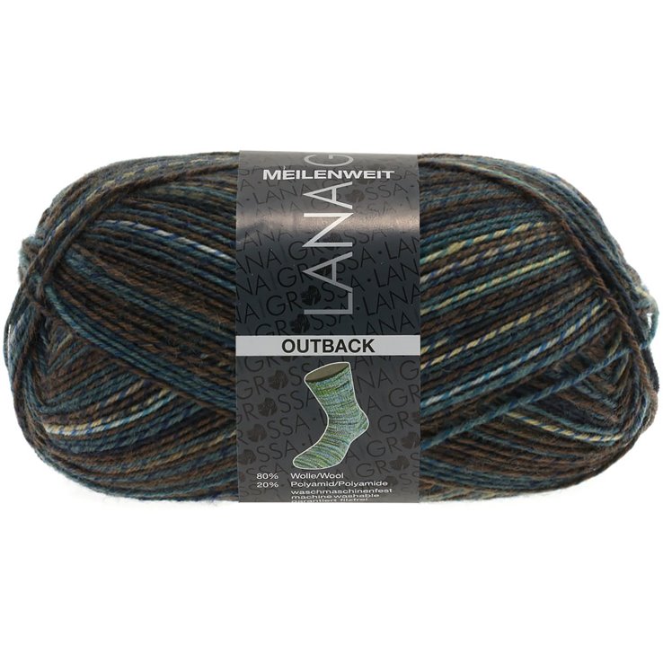 Lana Grossa MEILENWEIT 100g Outback | 2408-