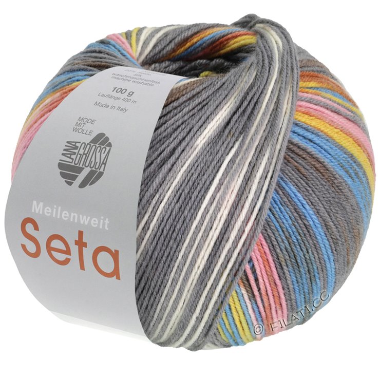 Lana Grossa MEILENWEIT 100g Seta Fiore | 3363-
