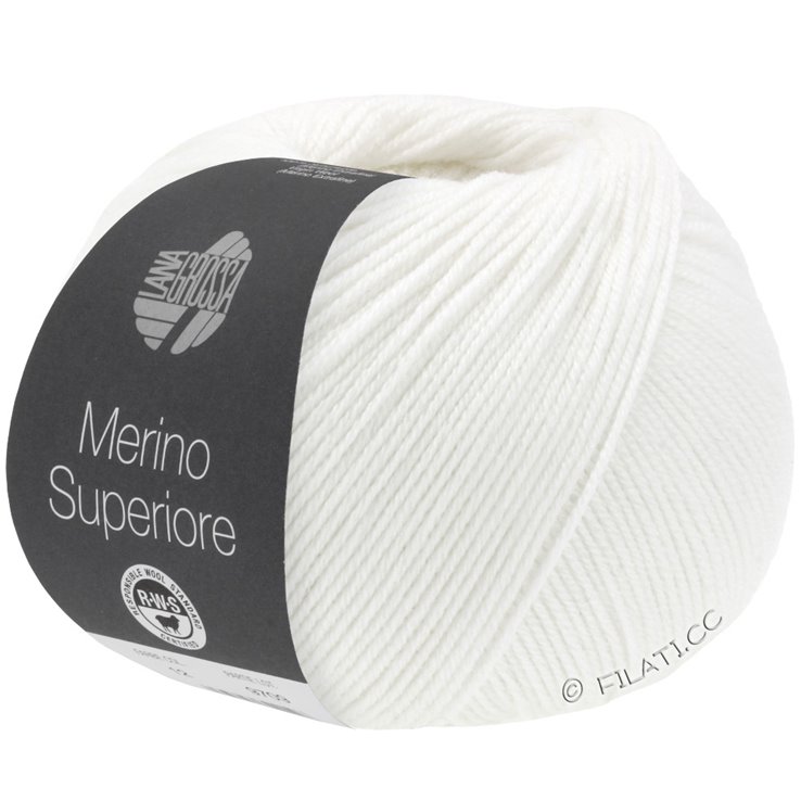 Lana Grossa MERINO SUPERIORE | 01-Weiß