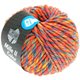 Lana Grossa MILLE II Color/Moulinè | 801-Goldgelb/Neonorange/Graugrün/Jeans meliert