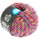 Lana Grossa MILLE II Color/Moulinè | 802-Zyklam/Goldgelb/Graugrün/Jeans meliert