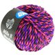 Lana Grossa MILLE II Color/Moulinè | 606-Neonpink/Violett/Anthrazit
