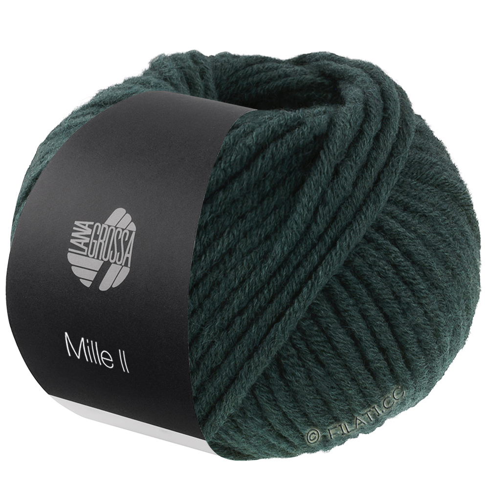 Lana Grossa MILLE II | 179-Schwarzgrün