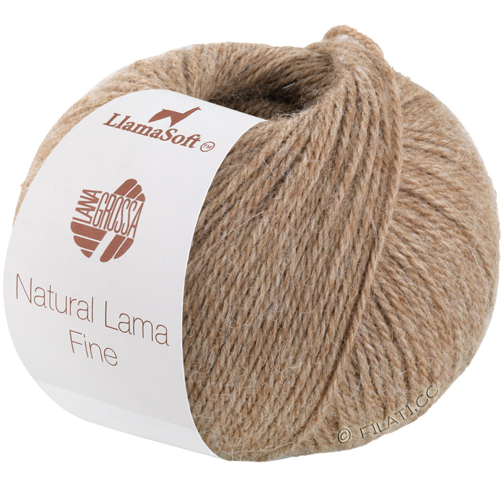 Lana Grossa NATURAL LAMA FINE | 111-Camel