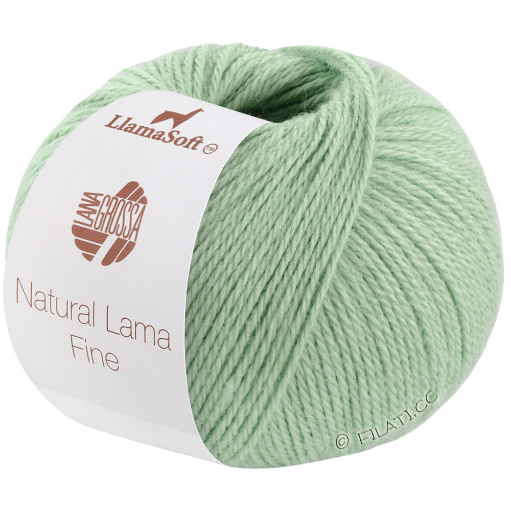 Lana Grossa NATURAL LAMA FINE | 120-Mintgrün