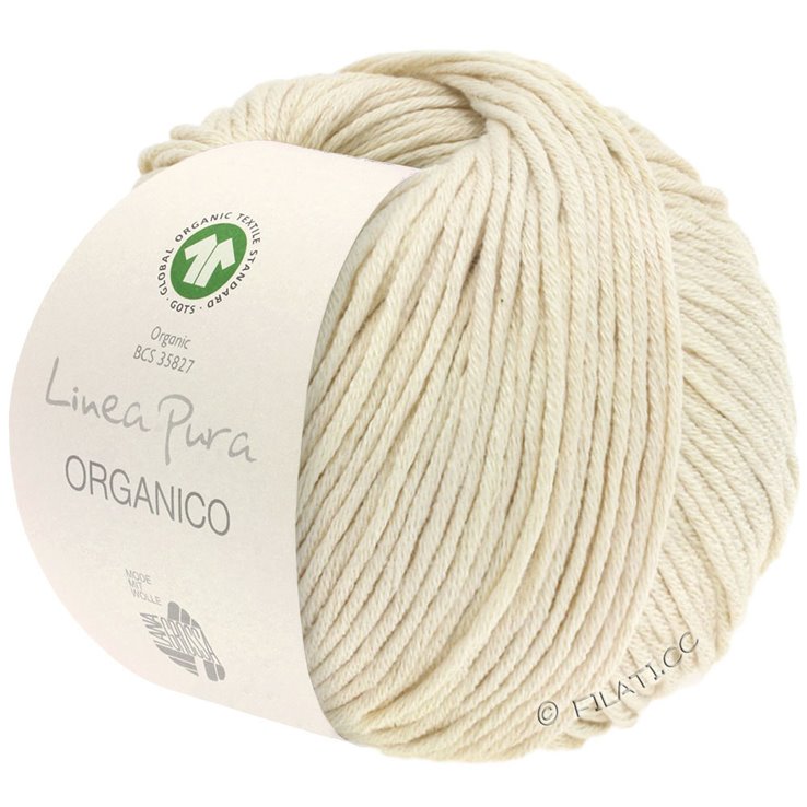 Lana Grossa ORGANICO (Linea Pura) | 006-Ecru