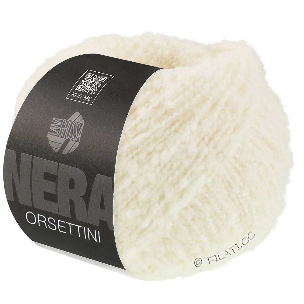 Lana Grossa ORSETTINI (Nera) | 15-Rohweiß