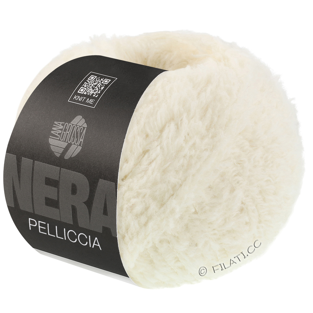 Lana Grossa PELLICCIA (Nera) | 01-Creme