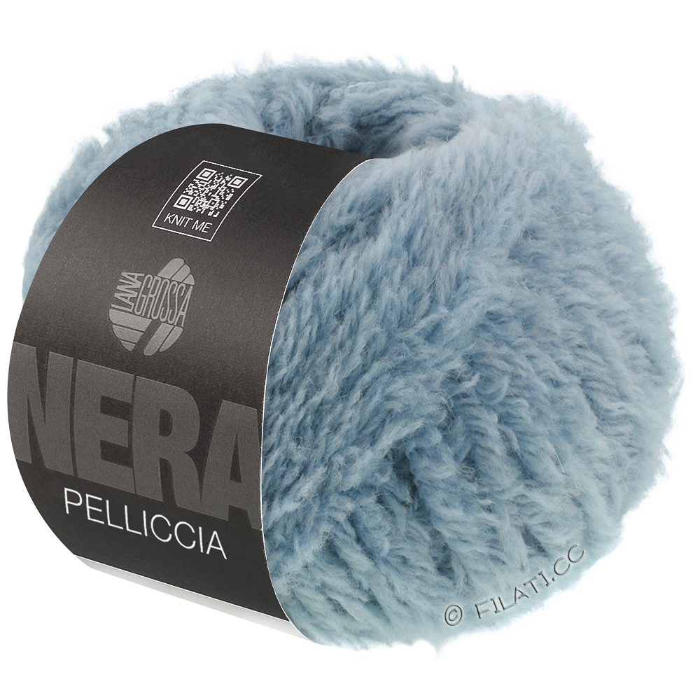 Lana Grossa PELLICCIA (Nera) | 09-Graublau