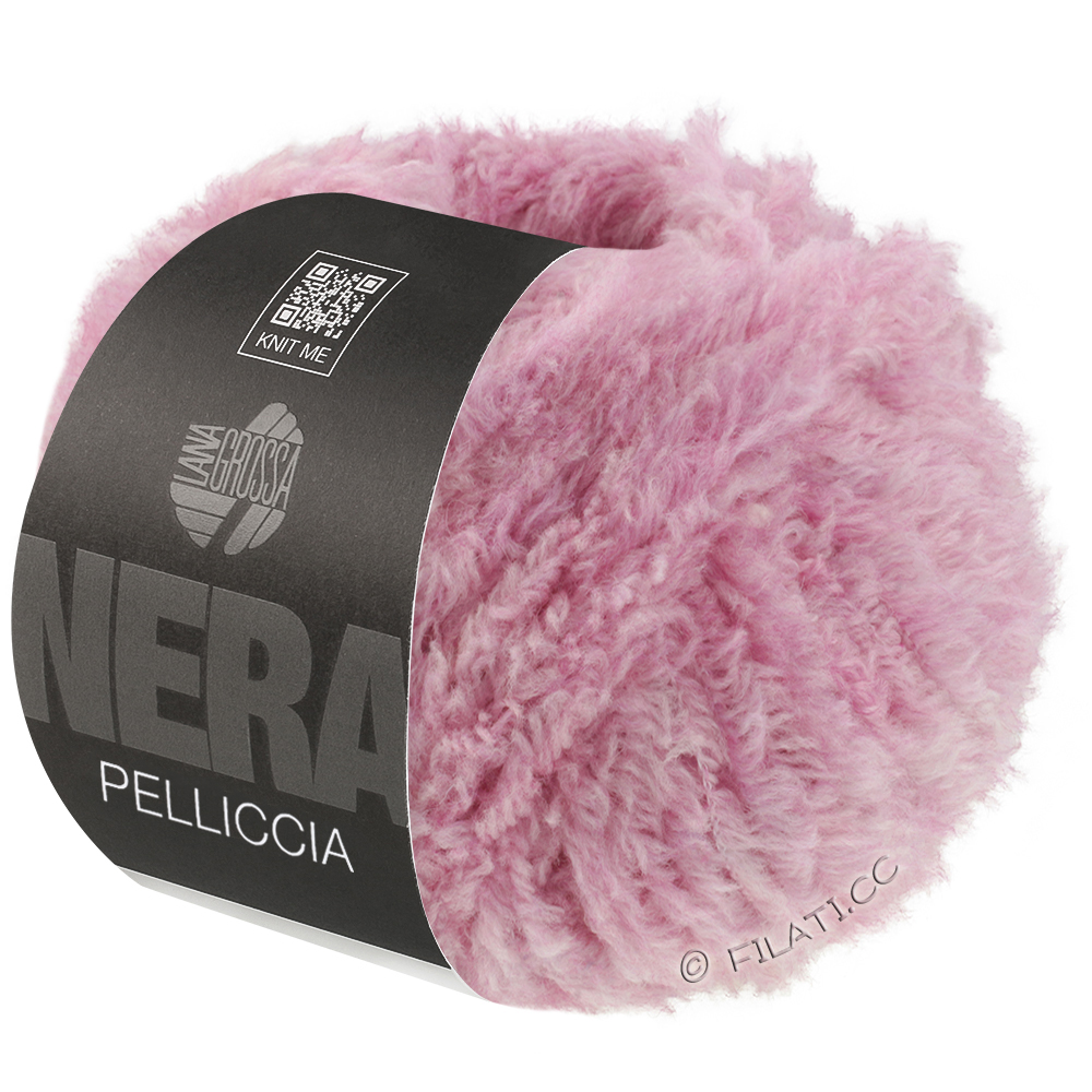 Lana Grossa PELLICCIA (Nera) | 14-Rosa