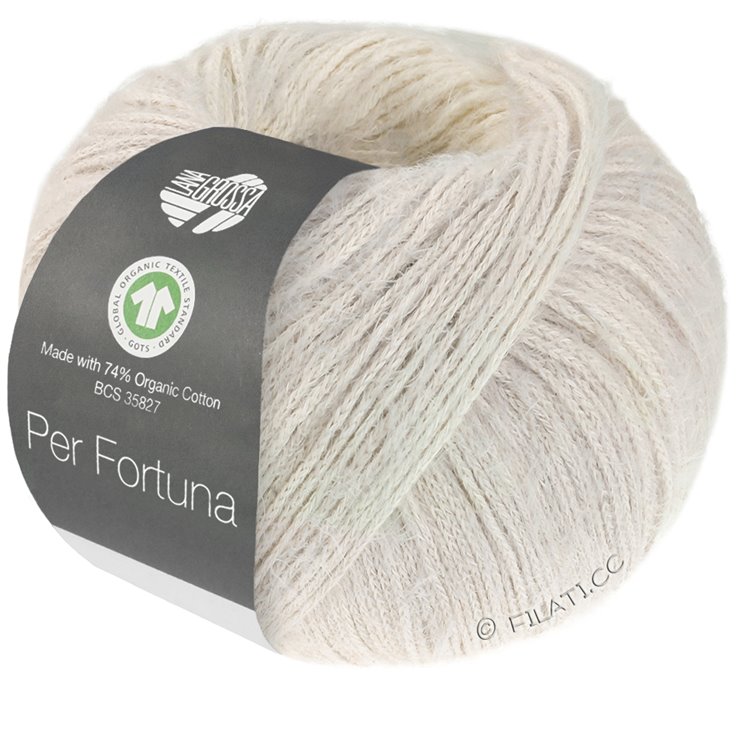 Lana Grossa PER FORTUNA DÉGRADÉ (GOTS) | 101-Graubeige/Rohweiß/Taupe