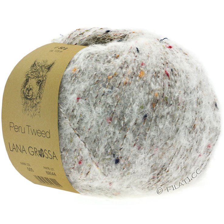 Lana Grossa PERU Tweed | 01-Natur