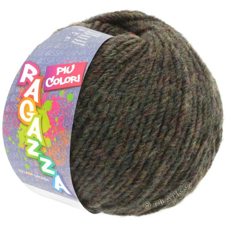 Lana Grossa PIU COLORI (Ragazza) | 01-Schlamm meliert