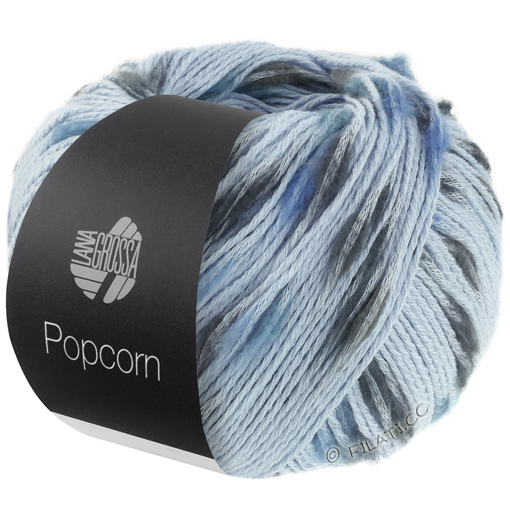 Lana Grossa POPCORN | 06-Hellblau/Petrol/Graphit