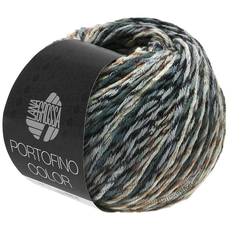 Lana Grossa PORTOFINO Color | 101-Ecru/Hellgrau/Dunkelgrau