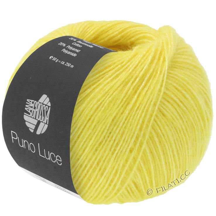 Lana Grossa PUNO LUCE | 02-Zitrusgelb