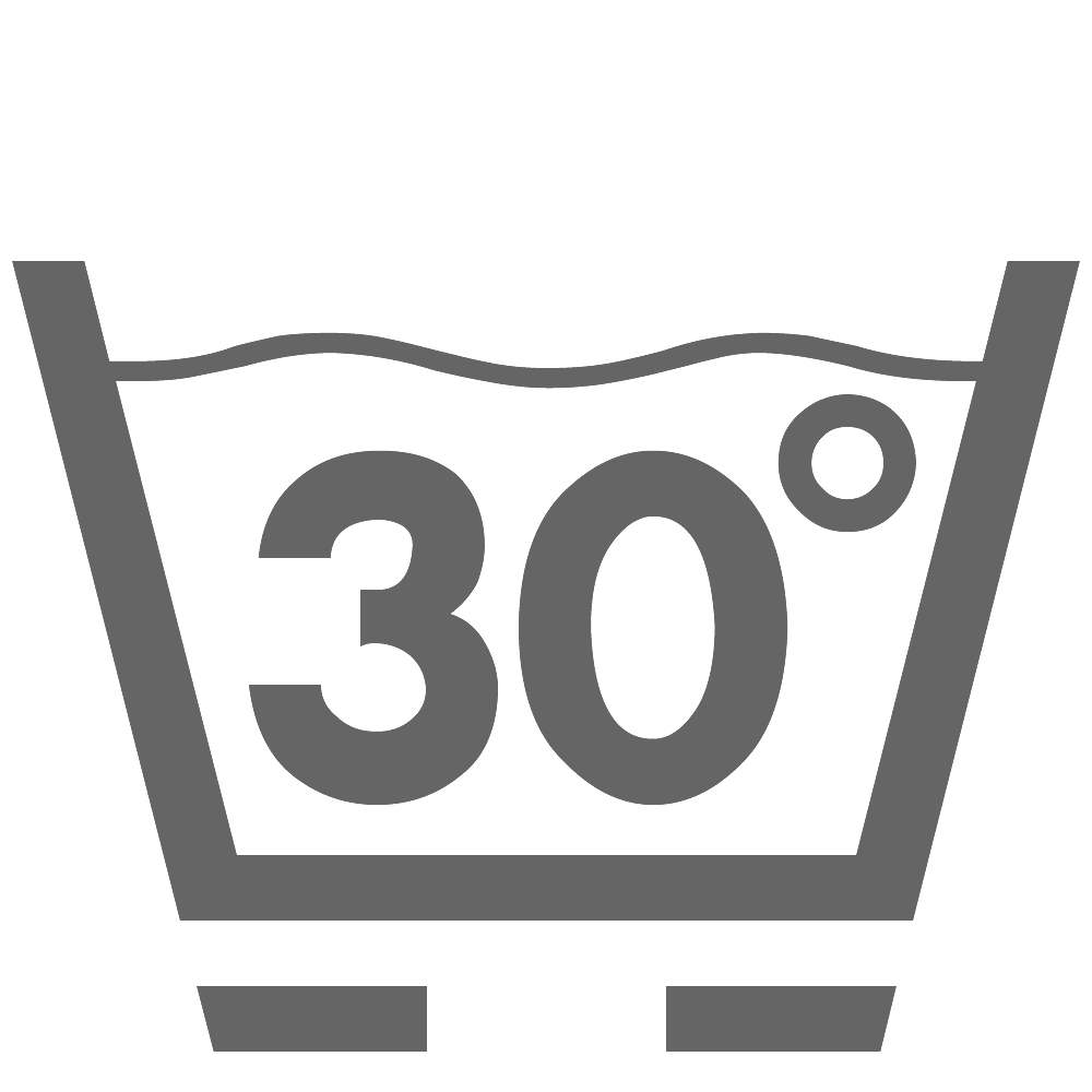 Waschen 30°C (sehr schonend)