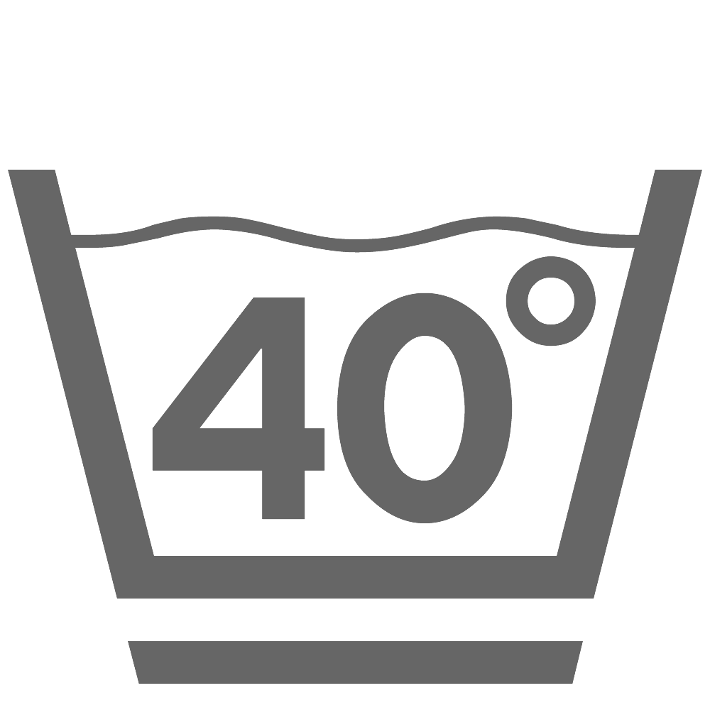 Waschen 40°C (schonend)