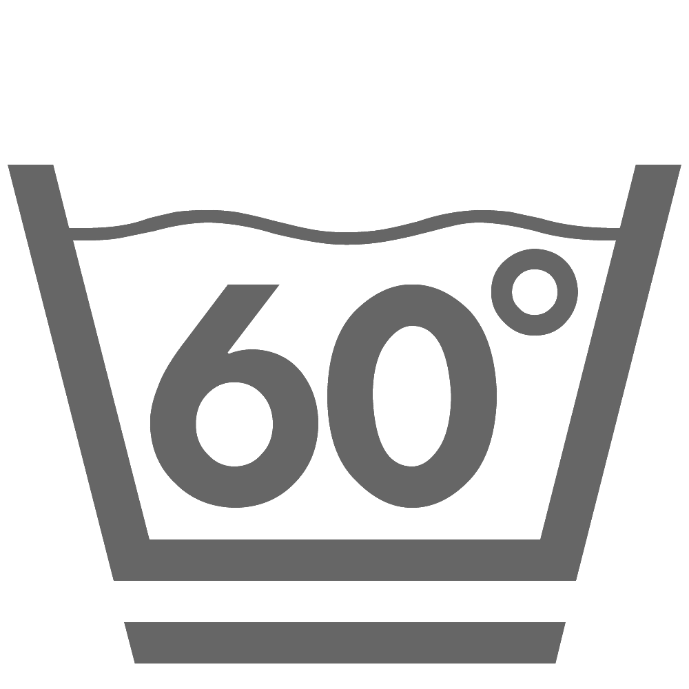 Waschen 60°C (schonend)