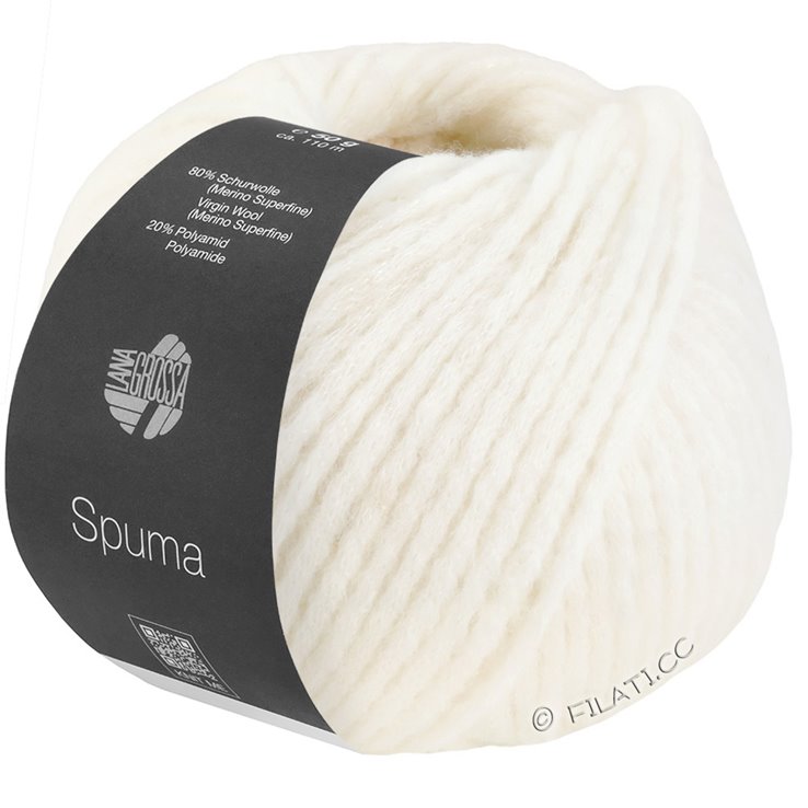 Lana Grossa SPUMA | 01-Rohweiß