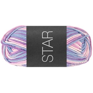 Lana Grossa STAR Print | 360-Zartrosa/Veilchenblau/Violett/Flieder