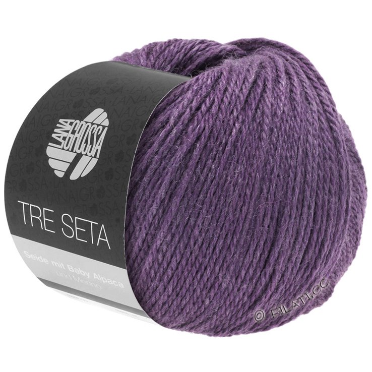 Lana Grossa TRE SETA | 01-Dunkelviolett