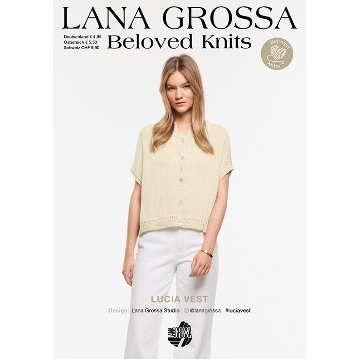 Lana Grossa LUCIA VEST - Beloved Knits No. 3