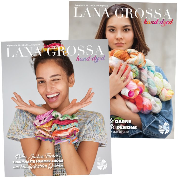 Lana Grossa HAND-DYED No. 1 & 2