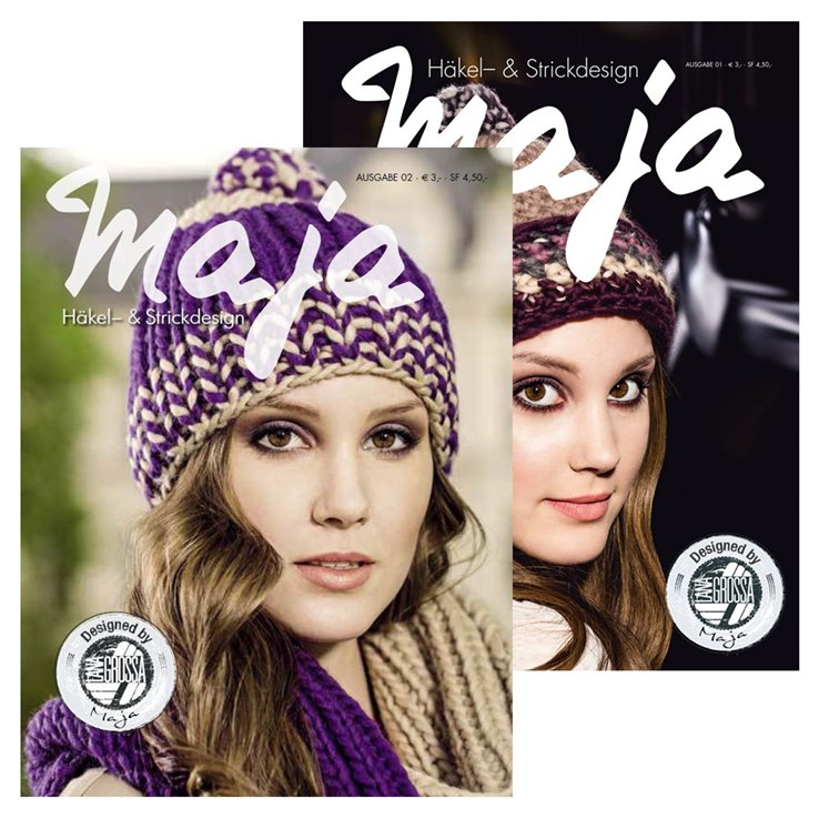 Lana Grossa Häkel- & Strickdesign MAJA No. 1+2