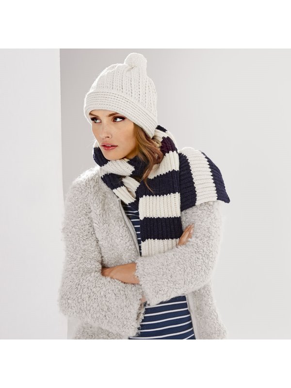 Lana Grossa MÜTZE IM RELIEFMUSTER Alta Moda Alpaca