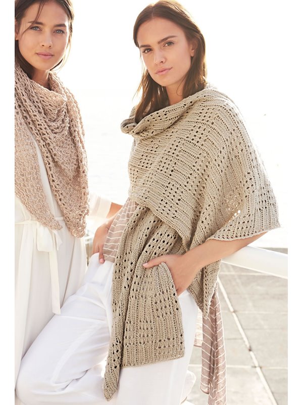 Lana Grossa STOLA MIT LOCHMUSTER 365 Cotone