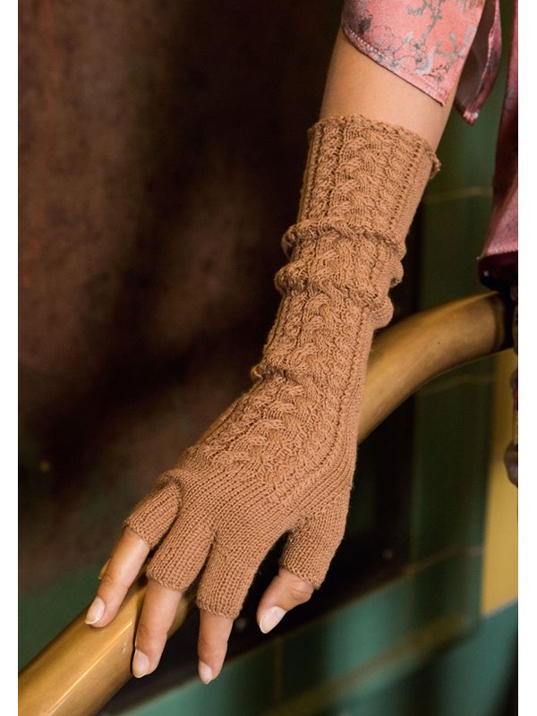 Lana Grossa FINGERHANDSCHUHE Lace Merino