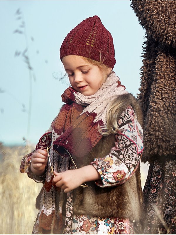 Lana Grossa ZICKZACKSCHAL FÜR KINDER Mary’s Tweed