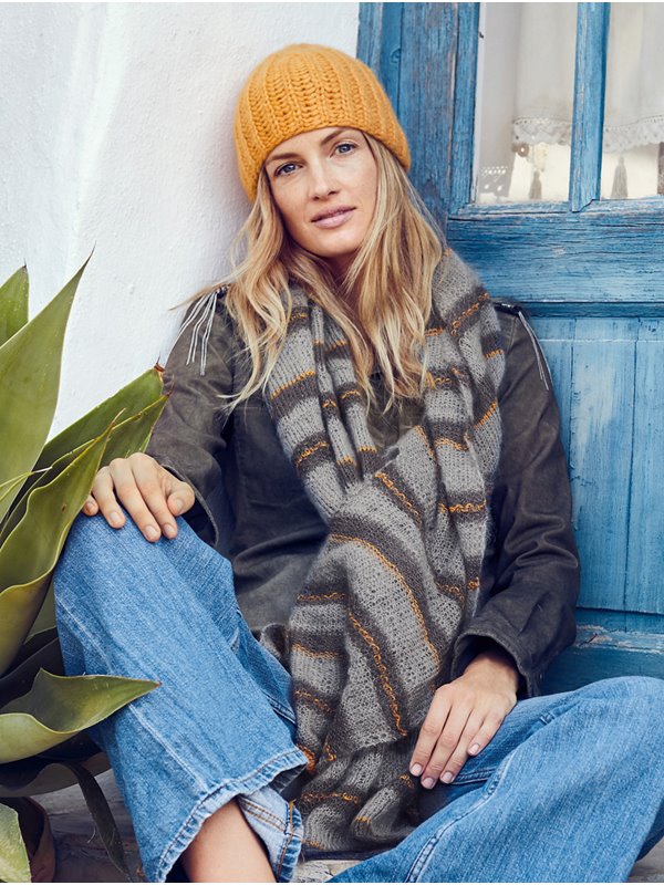 Lana Grossa TUCH MIT SCHLITZ Silkhair/Ecopuno