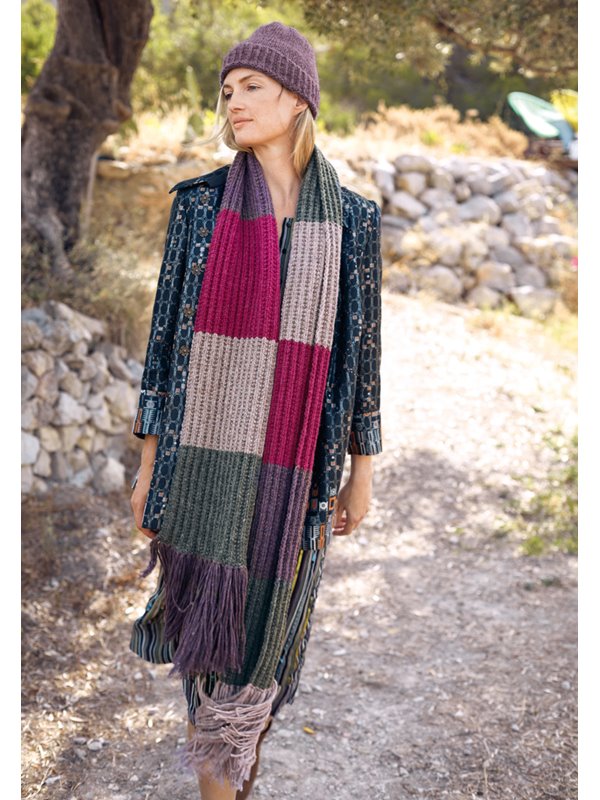 Lana Grossa BLOCKSTREIFENSCHAL Alta Moda Alpaca