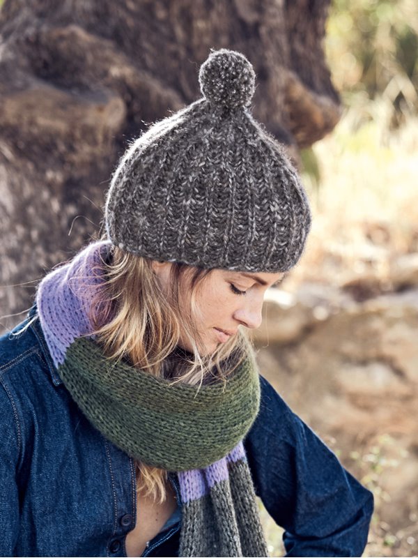 Lana Grossa MÜTZE PATENT Brigitte No. 2 Tweed