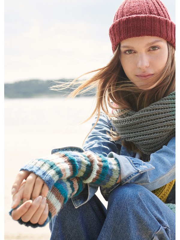 Lana Grossa BUNTE, LANGE RINGELSTULPEN Ecopuno