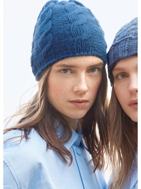 Lana Grossa MÜTZE MIT ZÖPFEN Alta Moda Cashmere 16