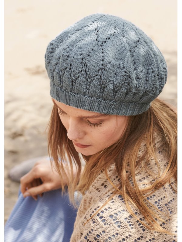 Lana Grossa BASKENMÜTZE IM AJOURMUSTER Cool Wool Cashmere