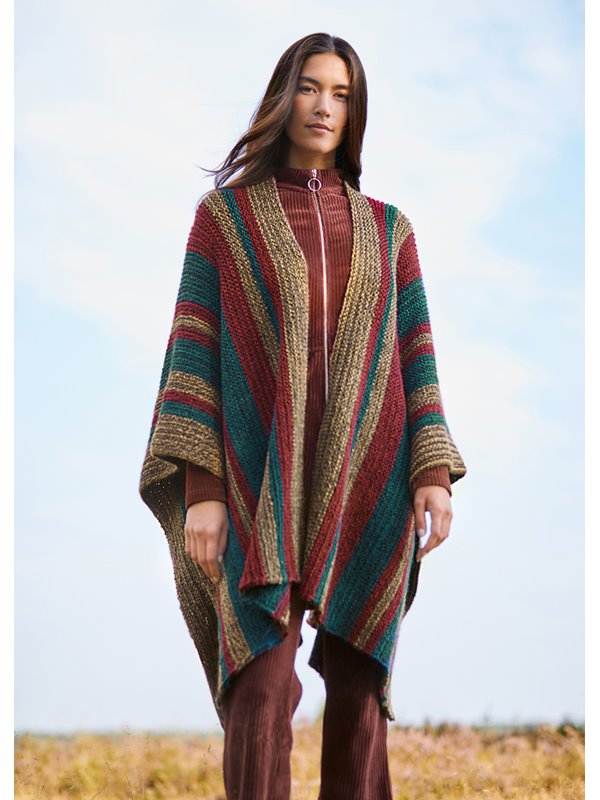 Lana Grossa PONCHO Duetto Classico
