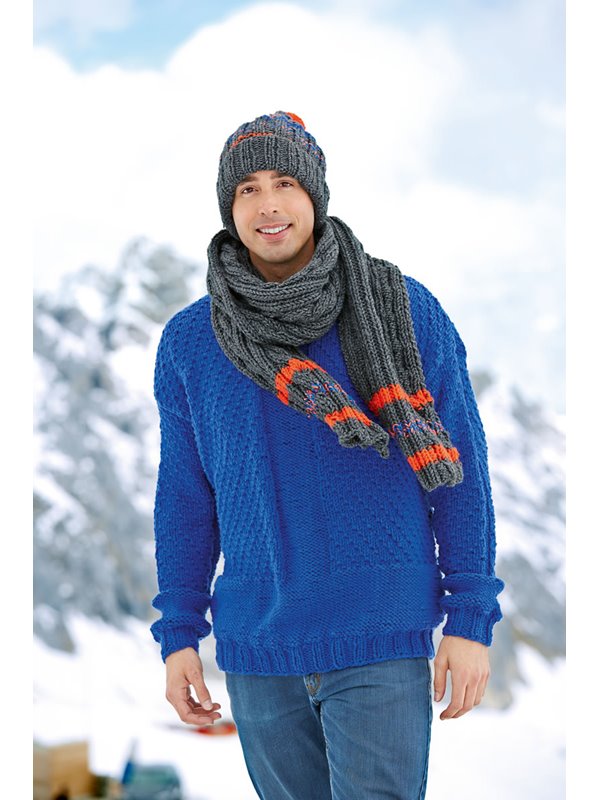 Lana Grossa HERRENPULLI Mille II uni