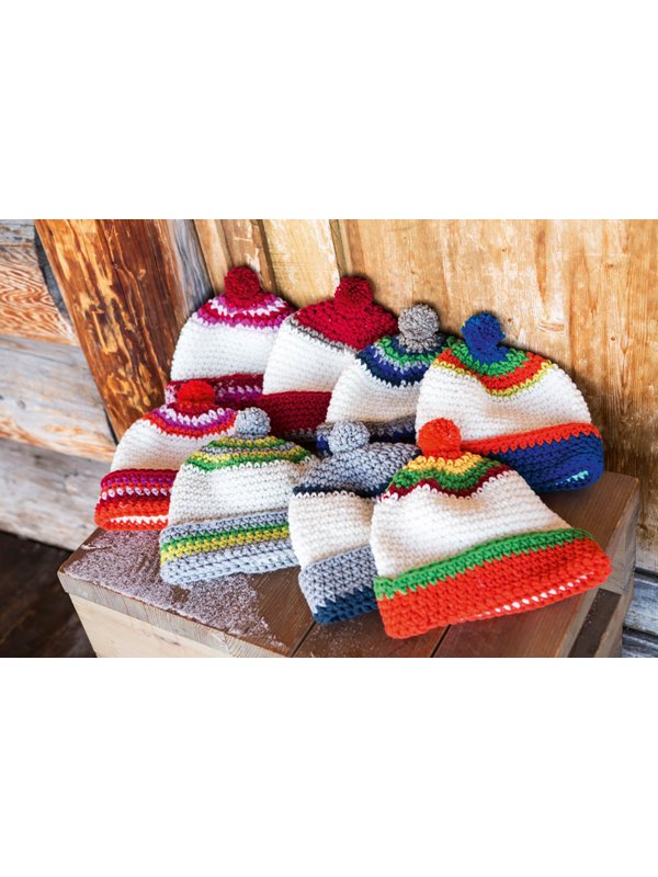 Lana Grossa MÜTZE Mille II uni/neon