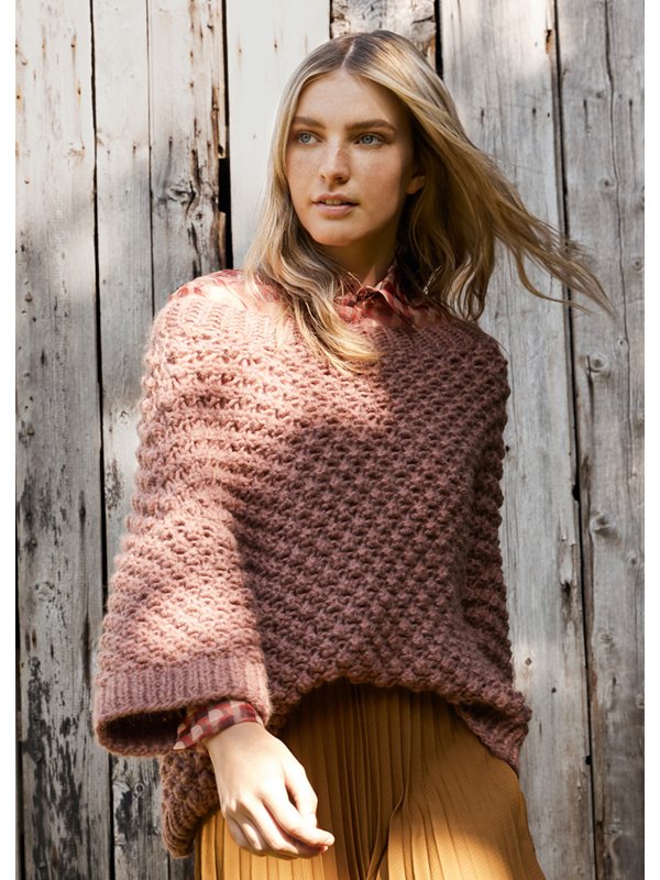 Lana Grossa PULLOVER MIT NOPPENMUSTER Brigitte No. 2