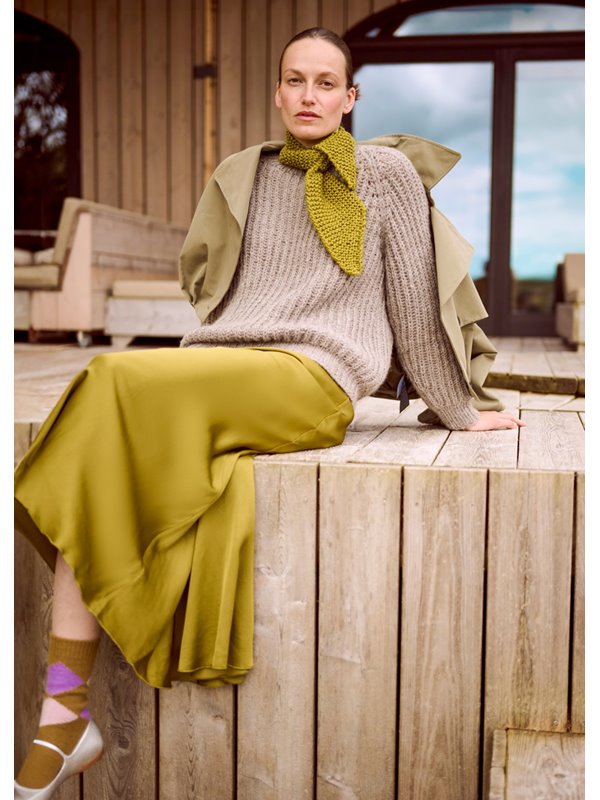 Lana Grossa PATENT-RAGLANPULLOVER Brigitte No. 2