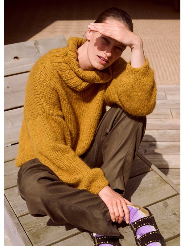 Lana Grossa ROLLKRAGEN-PULLOVER Brigitte No. 2  & Brigitte No. 3