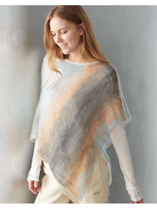 Lana Grossa PONCHO Silkhair Print