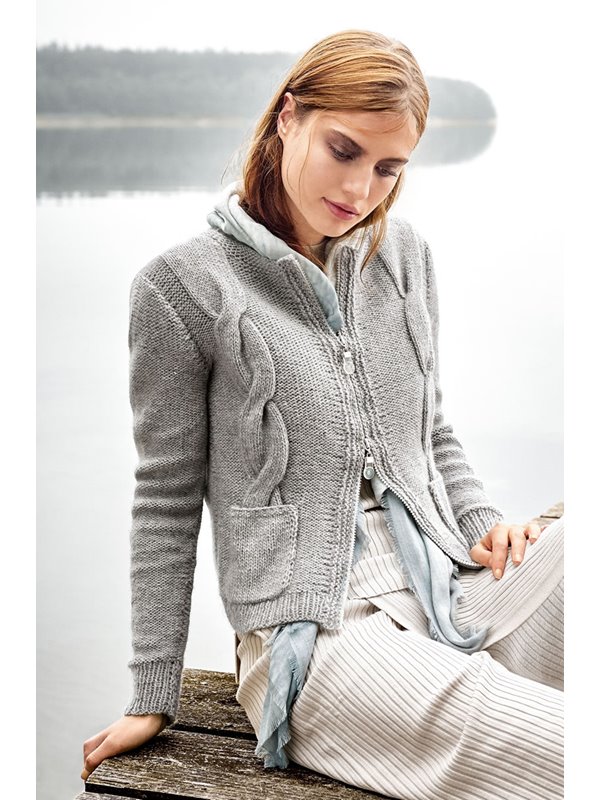 Lana Grossa JACKE 100% Cashmere Fine