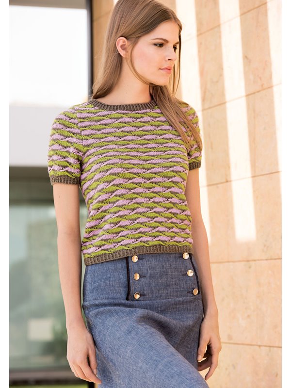 Lana Grossa PULLOVER Wakame/Linarte