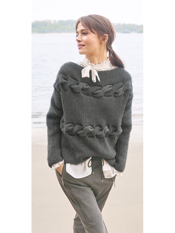 Lana Grossa PULLOVER Cool Wool Big