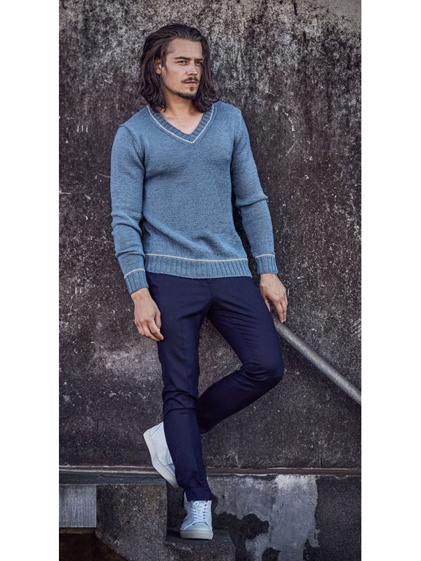 Lana Grossa PULLOVER COOL WOOL Melange (GOTS)